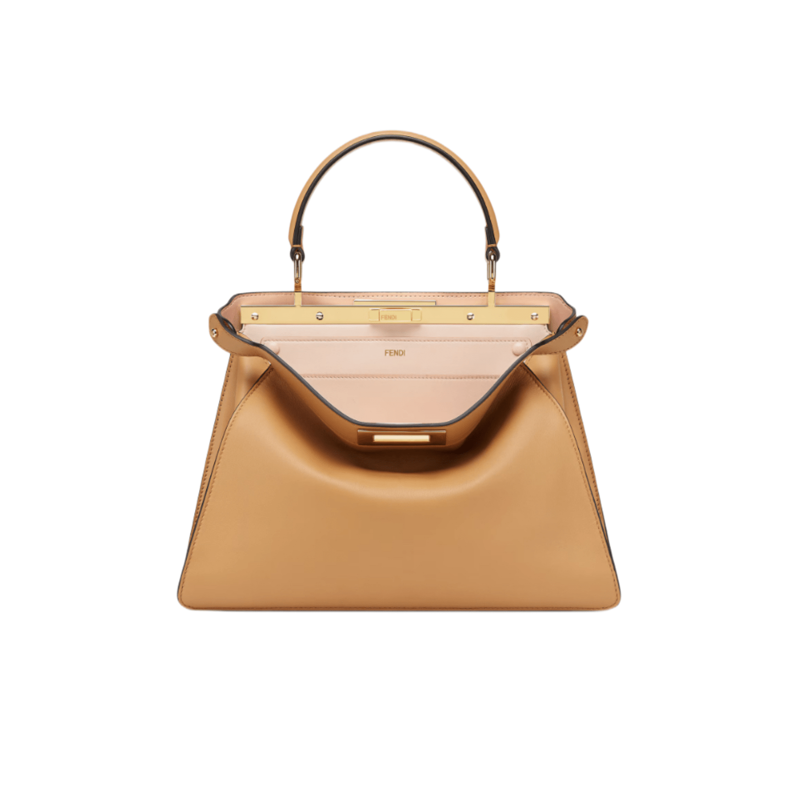 BORSA PEEKABOO ISEEU MEDIUM IN PELLE DI VITELLO BEIGE