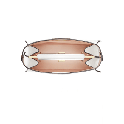 BORSA PEEKABOO ISEEU MEDIUM IN PELLE DI VITELLO BIANCA